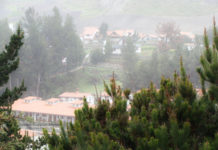 Hermoso pueblo Apartaderos, municipio Rangel del estado Mérida, a más de 3.300 msnm, Andes venezolanos.