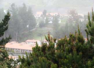 Hermoso pueblo Apartaderos, municipio Rangel del estado Mérida, a más de 3.300 msnm, Andes venezolanos.